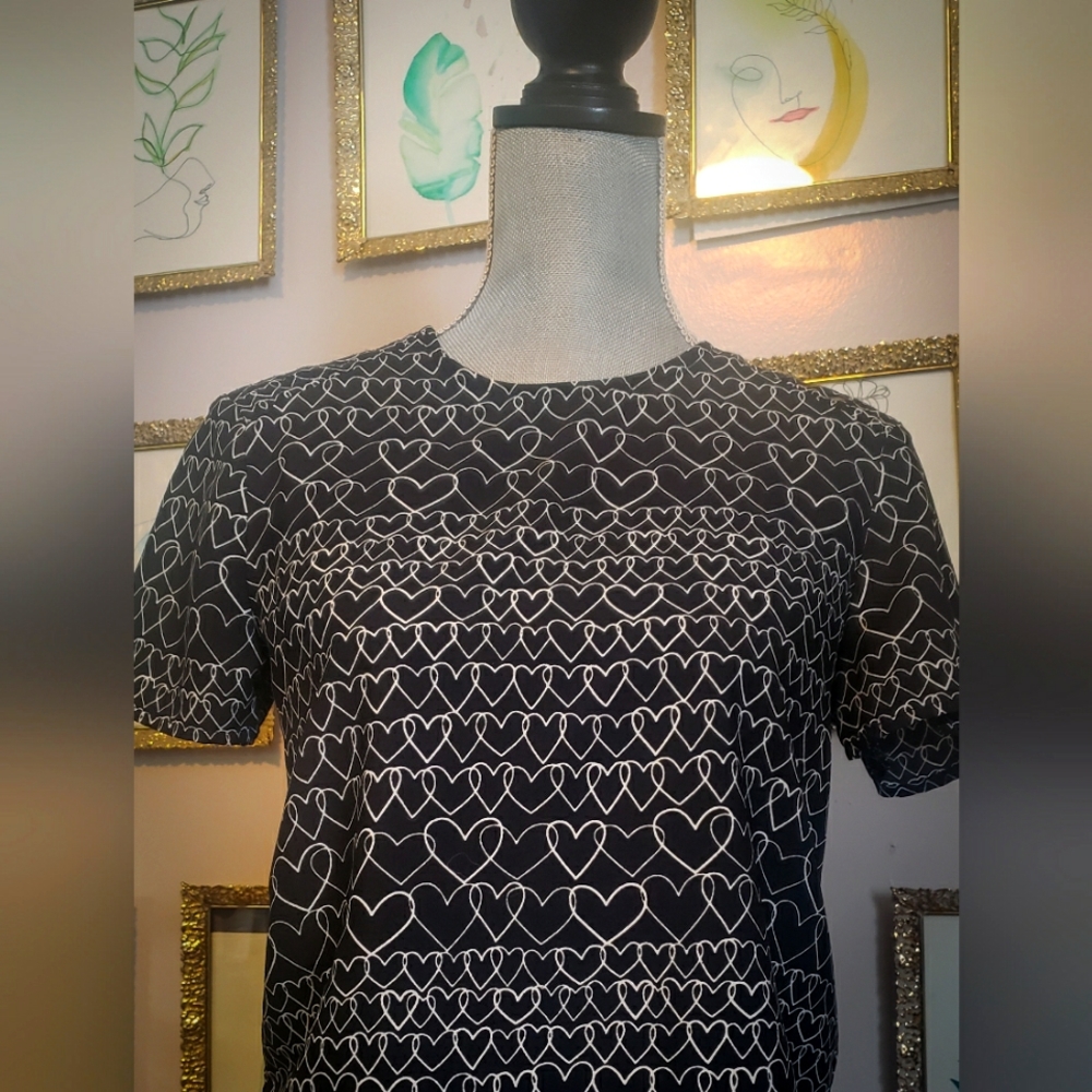 Heart detailed blouse